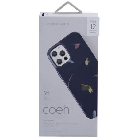Чехол Uniq COEHL Reverie для iPhone 12 Pro Max, цвет Синий (IP6.7HYB(2020)-REVBLU)