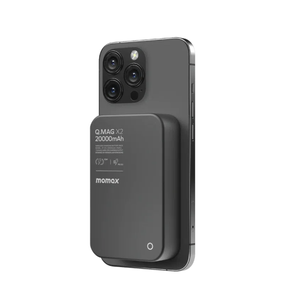 Внешний аккумулятор Momax Q.Mag X2 20000 mAh, Черный (IP133CND)