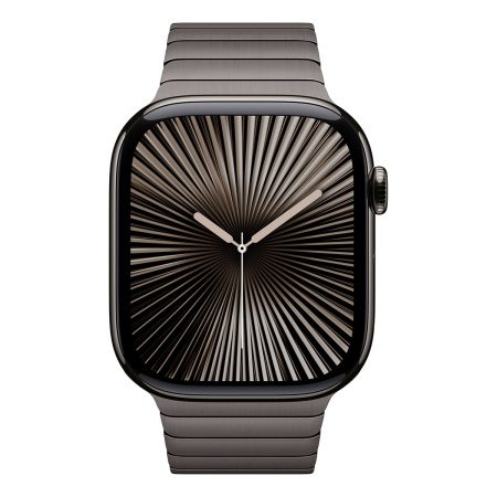 Apple Watch Series 10, 46 мм корпус из титана цвета «Slate», ремешок Link Bracelet «Slate»