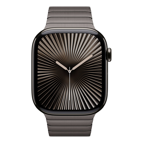 Apple Watch Series 10, 46 мм корпус из титана цвета «Slate», ремешок Link Bracelet «Slate»
