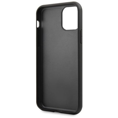 Чехол CG Mobile Karl Lagerfeld Double Layer Karl's Head Hard Glass для iPhone 11, цвет Черный (KLHCN61DLHBK)