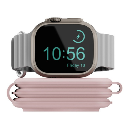 Беспроводное СЗУ EnergEA Bazic GoMag Trio PLUS magnetic wireless foldable 15W Pink