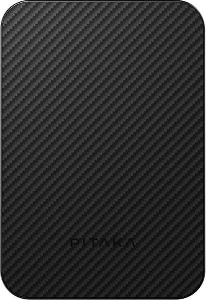 Беспроводное зарядное устройство Pitaka Power Bank Qi2 5000 мАч, черный