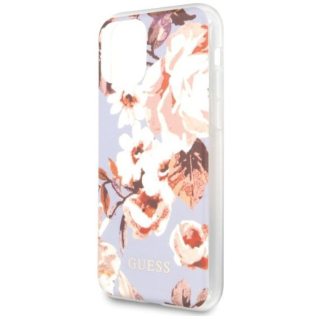 Чехол CG Mobile Guess Flower TPU/PC Hard Shiny N.2 для iPhone 11 Pro, цвет Сиреневый (GUHCN58IMLFL02)