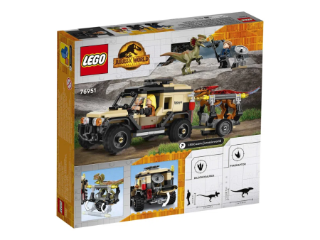 Конструктор LEGO Jurassic World™ - Перевозка пирораптора и дилофозавра (76951)