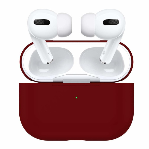 Чехол для AirPods Pro ультратонкий Premium (Burgundy)