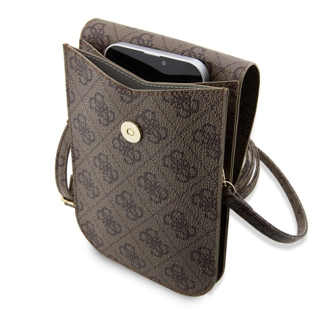 Guess для смартфонов сумка Wallet Bag 4G Stripes Brown (GUWBP4RPSW)