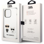 Чехол CG Mobile Karl Lagerfeld Liquid silicone Karl & Choupette Hard для iPhone 14 Pro, цвет Белый