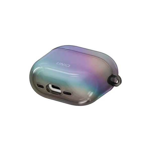 Чехол Uniq Iridescia (holographic) Midnight Quartz для Airpods 4