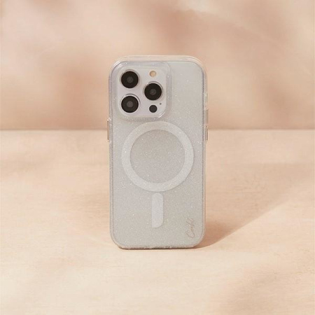 Чехол Uniq COEHL Lumino Sparkling Silver (MagSafe) для iPhone 14 Pro Max, цвет серебристый (IP6.7PM(2022)-LUMSSIL)