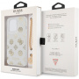 Чехол CG Mobile Guess PC/TPU Peony Hard + Gold hand chain для iPhone 13 Pro, цвет Прозрачный/Золотая цепь (GUHCP13LKSPEGO)