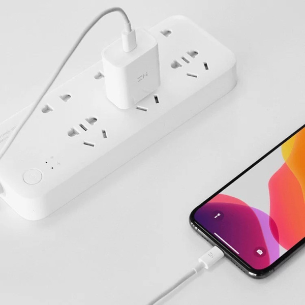 Кабель Xiaomi ZMI MFi [Type-C - Lightning] 150 см (AL856), Белый