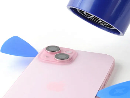 Замена глазка камеры на iPhone 15
