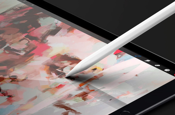 Стилус Uniq PIXO PRO Magnetic Stylus for iPad (с беспроводной зарядкой), цвет Темно-серый (PIXOPRO-DARKGREY)