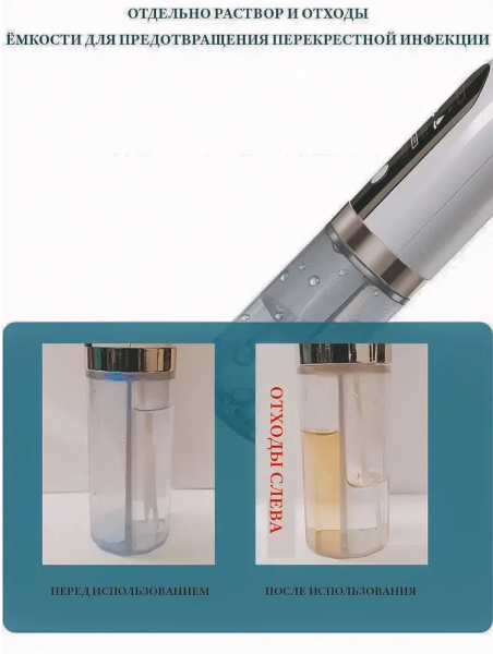 Вакуумный аппарат для чистки лица Super Micro Bubble Beauty Instrument, White