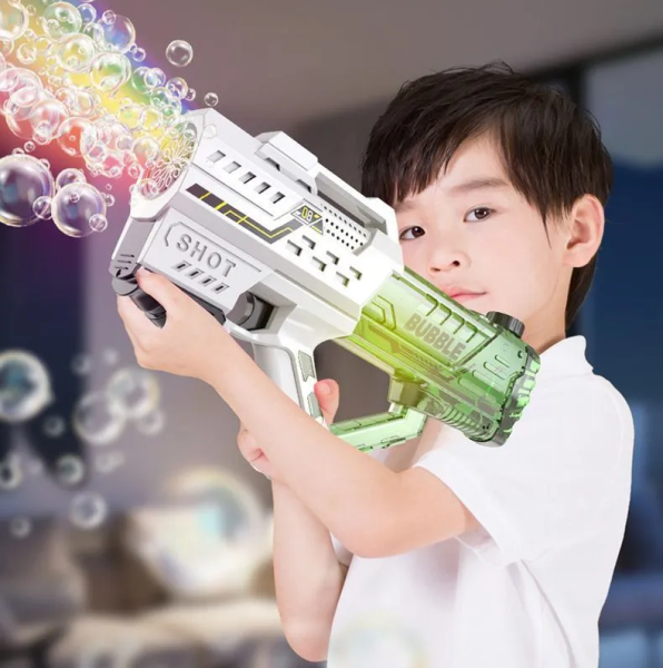 Генератор мыльных пузырей Space Bubble Gun, Зелёный