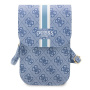 Guess для смартфонов сумка Wallet Bag 4G Stripes Blue (GUWBP4RPSB)