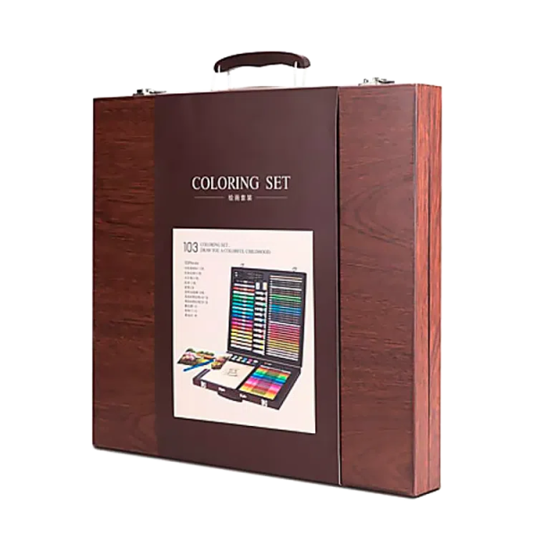 Набор для рисования Xiaomi DELI Painting Set Wooden Box