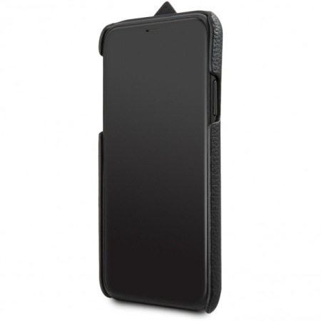 Чехол CG Mobile Karl Lagerfeld PU Leather with strap Karl logo Hard для iPhone 11 Pro, цвет Черный (KLHCN58HDAWBK)