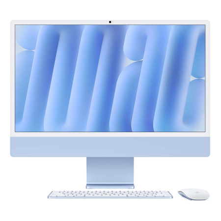 Apple iMac 24" (M4 10C CPU, 10C GPU, 2024) 24 ГБ, 512 ГБ (MD2T4) Blue, синий