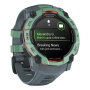 Смарт часы Garmin INSTINCT 3 AMOLED 50мм Neo Tropic, зеленый с серым ремешком