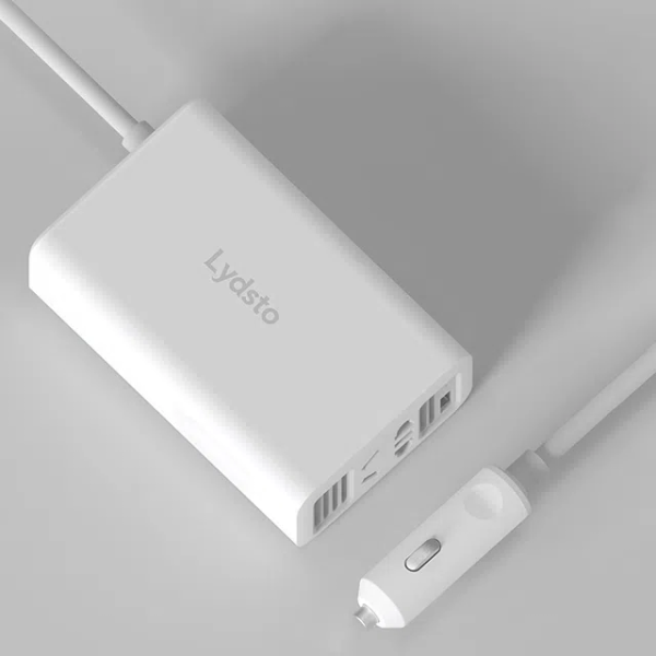 Автомобильный инвертор Xiaomi Lydsto Car Inverter Standart, Белый (YM-CZNBQ01)