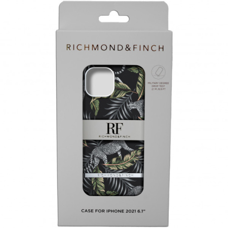 Чехол Richmond & Finch для iPhone 13 Pro, цвет "Серебряные джунгли" (Silver Jungle) (R47049)