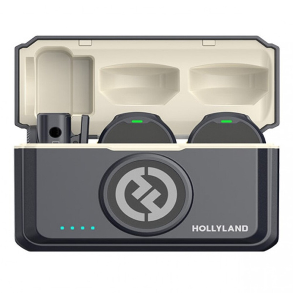 Петличный микрофон Hollyland Lark M2 Camera, 2х TX + RX, 3.5 мм TRS, USB-C, Lightning