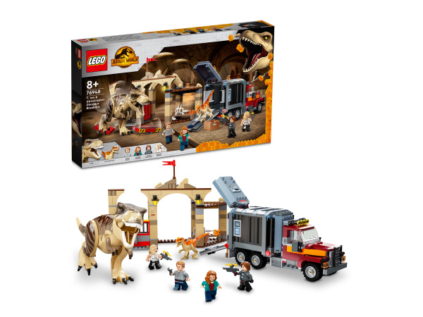 Конструктор LEGO Jurassic World™ - Побег атроцираптора и тираннозавра (76948)