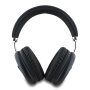 Беспроводные наушники Guess Headphones PU Saffiano Triangle Metal Logo Black