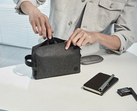 Сумка дорожная Xiaomi 90 Points Manhattan Men's Storage Bag, Gray