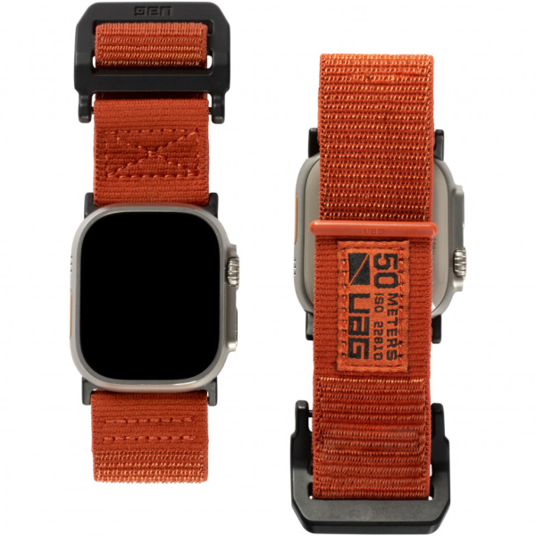 Нейлоновый ремешок UAG Active Strap для Apple Watch 49/45/44/42mm, Rust (194004119191)