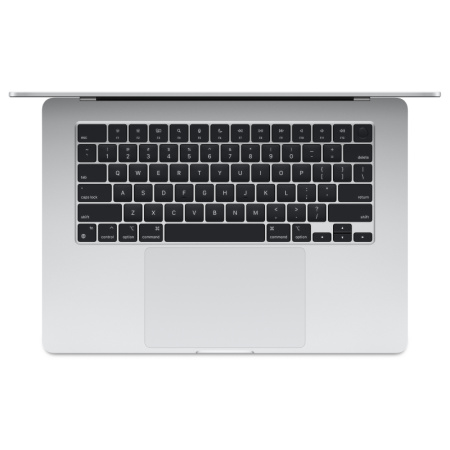 Ноутбук Apple MacBook Air 15" (M3, 8C CPU/10C GPU, 2024), 8 ГБ, 256 ГБ SSD, серебристый (MRYP3)
