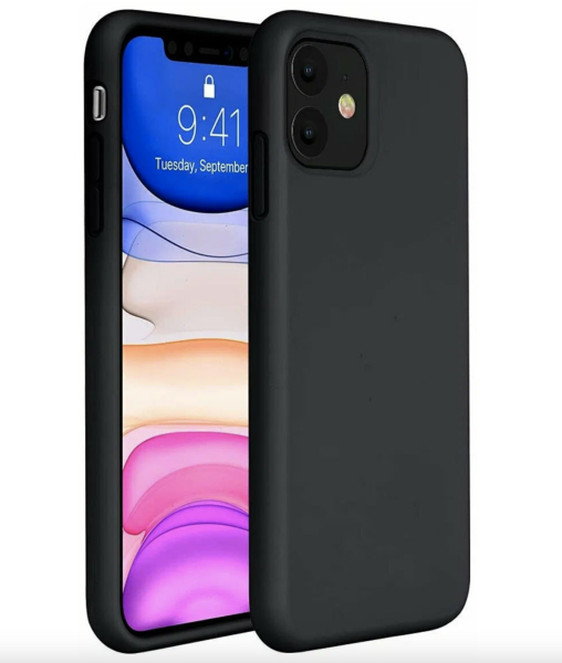 Чехол силиконовый LP для Phone 11 Black, цвет Черный (0L-00044213)