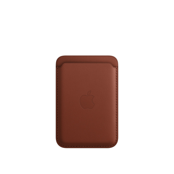 Чехол-бумажник Apple iPhone Leather Wallet MagSafe Umber MPPX3