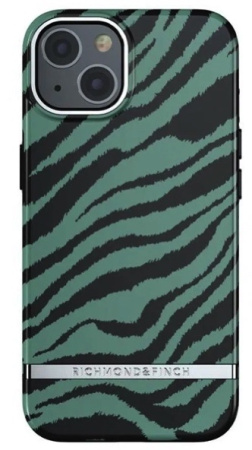 Чехол Richmond & Finch для iPhone 13, цвет "Изумрудная зебра" (Emerald Zebra) (R47003)