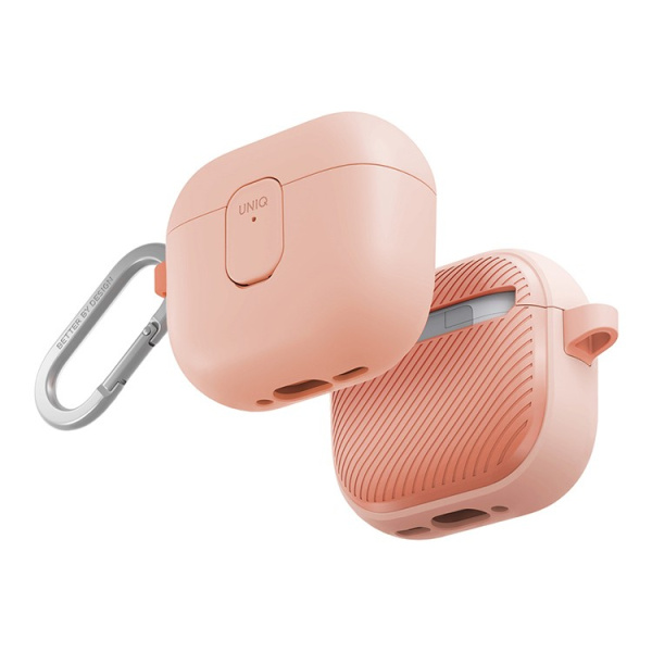 Чехол Uniq CLYDE Lock case Pink для Airpods 4