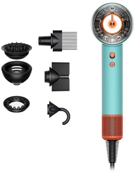 Фен Dyson Supersonic HD16, Ceramic Patina / Topaz Orange, RU вилка