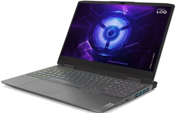Игровой ноутбук Lenovo LOQ 15IRH8 , Intel Core i7-13700H (2.4 ГГц), RAM 16 ГБ, SSD 512 ГБ, NVIDIA GeForce RTX 4060 (8 Гб), Windows Home, (82XV00A8RK), Storm Grey