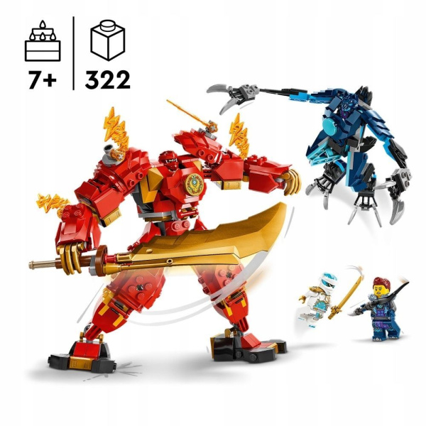 Конструктор LEGO Ninjago - Робот огненной стихии Кая (71808)
