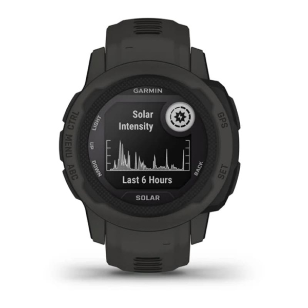 Смарт часы Garmin Instinct 2S Solar Graphite, графитовый