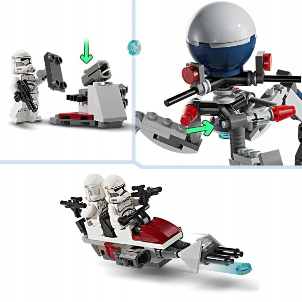 Конструктор LEGO Star Wars - Солдат-клон и боевой дроид (75372)