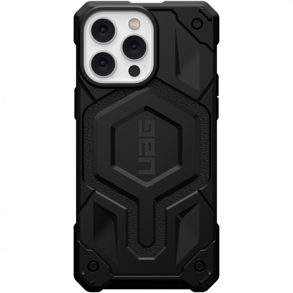 Чехол UAG Monarch Pro Kevlar с MagSafe Series для iPhone 14 Pro Max, цвет Черный (Kevlar Black) (114031113940)