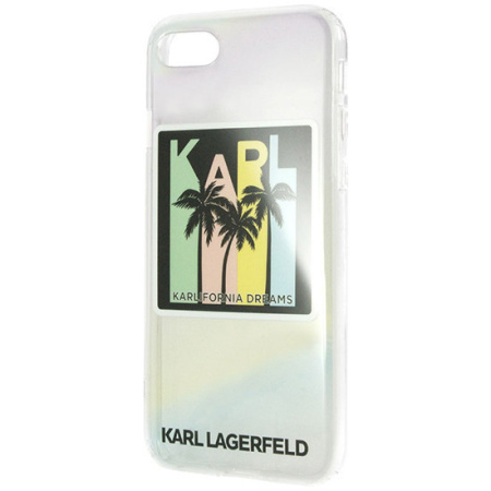 Чехол CG Mobile Karl Lagerfeld TPU Kalifornia Dreams Hard для iPhone 7/8/SE 2020, цвет Переливающийся (KLHCI8IRKD)