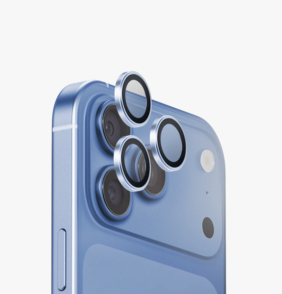 Стекло Uniq OPTIX Camera Lens PRIME Sapphire Stainless steel Glacier для iPhone 18 Pro/18 Pro Max