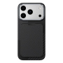 Магнитный картхолдер подставка Benks ArmorGo Built with Kevlar® 600D MagSafe, цвет черный (Black)