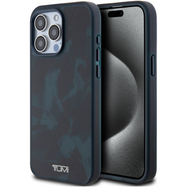 Чехол TUMI PC/TPU Frosted Mesh CAMO Hard (MagSafe) для iPhone 15 Pro, цвет Зеленый