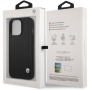 Чехол CG Mobile BMW Signature Genuine leather Seat Debossed Hard для iPhone 13 Pro Max, цвет Черный (BMHCP13XRCDPK)