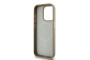 Чехол DKNY PU Checkered Metal logo Hard Beige (MagSafe) для iPhone 15 Pro, бежевый
