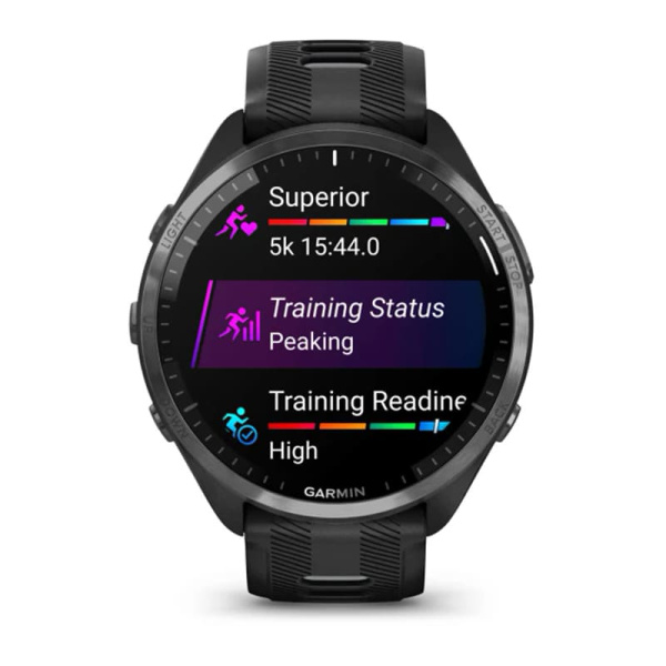 Смарт часы Garmin Forerunner 965 Black, титановый черный